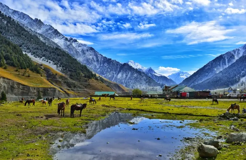 It is a remote and unique valley far away in between the mountains situated in the eastern part.